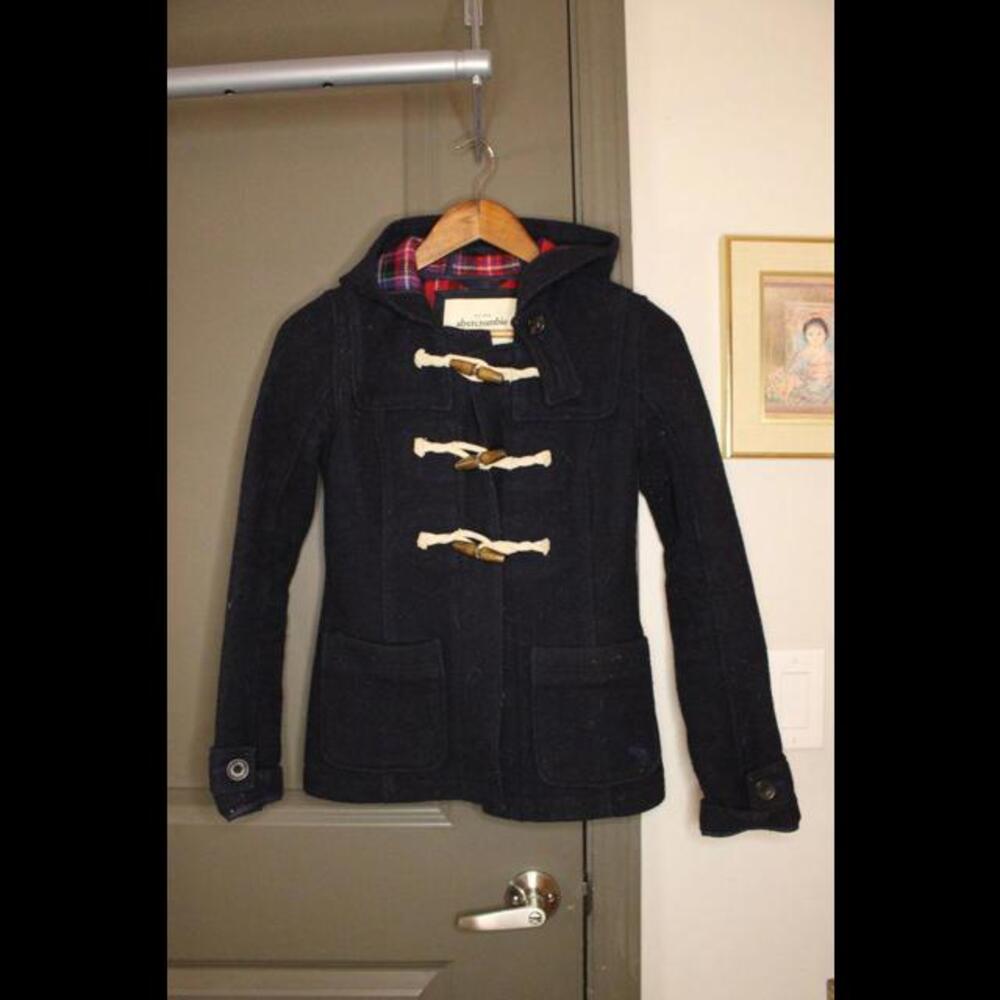 A&F Kids Navy Coat